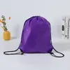 En Stock Bolsa con Cordón de Poliéster 210D Bolsa para Evento de Maratón Bolsa con Cordón de Tela Oxford Mochila Al por Mayor