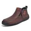 2025 explosiones transfronterizas hechas a mano 48 zapatos de talla grande para hombre zapatos casuales para exteriores botas de cuero para hombre ayudan a la moda botas martin para hombre