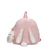 Mochila Fofa para Estudantes do Ensino Fundamental, Casual para Viagens e Passeios de Menina, Mochila Leve para Lanches, Mochila Pequena com Orelhas de Coelho