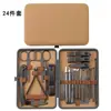 Novo Estilo Conjunto de Cortadores de Unha Transfronteiriço Cortadores de Unha de Alta Qualidade Conjunto de 24 Peças Tesouras de Unha Domésticas Ferramentas de Manicure Pedicure