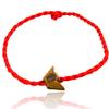 Pulsera de cuerda roja del Zodiaco de madera de durazno de imitación tejida a mano al por mayor este año joyería Taobao eventos regalos