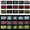 Parche de Velcro con Logo de la Fundación SCP Reflectivo Parche de Capítulo Brazalete Hobby Naturaleza Chaleco Táctico SCP