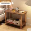 Mesa Pequeña, Mesa Lateral para Sofá, Estante de Almacenamiento para Sala de Estar, Mesa de Café Simple, Uso en Habitación de Alquiler para Apartamento Pequeño, Almacenamiento en Dormitorio, Mesita de Noche
