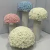 Novo Estilo Bola de Flores Rosas Estilo Coreano Decoração de Mesa de Casamento com Arranjos Florais Redondos e Arranjos Florais de Gipsofila