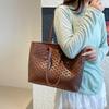 Bolso de Cuadros Transfronterizo 2026 Estilo Nuevo Textura Retro Bandolera para Viajes Diarios Gran Capacidad Bolso de Mano Bolso Tote Bolso de Mujer al por Mayor