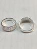 Anillo Dorado con Apertura Gipsofila Plateado Modelo Brillante N Resistente al Desgaste Sin Decoloración Popular en Transmisiones en Vivo Fabricante Mayorista Circonita