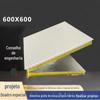 Placa absorvente de som de teto integrada 600 x 600 Placa de lã mineral para isolamento acústico de parede projeto teto de alumínio perfurado autoinstalação