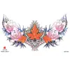 Adesivo de Peito Adesivo de Tatuagem Adesivo de Tatuagem Cabeça de Dragão Flor Adesivo de Tatuagem Impermeável Adesivo de Tatuagem Asas Flor Simples em Inglês Adesivo de Tatuagem Personalizado