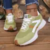 Zapatos deportivos nuevos para mujer transfronterizos 2026, zapatillas casuales tipo papá, zapatillas de correr planas versátiles, zapatos casuales de talla grande