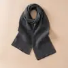 Bufanda de Cachemira para Mujer 100% Cachemira Pura Versátil Simple Jacquard de Tejido de Punto con Patrón de Ondas de Agua Bufanda Cálida para el Cuello