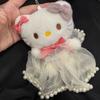 Ins Chica Corazón Muñeca Kitty Peluche Lindo Colgante Regalo Llavero de Bolso de Alto Valor Muñeca Colgante Mujeres