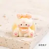 Acessórios para Joias DIY Resina Desenho Animado Tridimensional Coelho Pequeno Enfeites para Micro Paisagem Acessórios de Decoração para Carro e Escritório