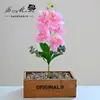 Flor Artificial Rama Corta Orquídea Mariposa Pequeña Boda Decoración del Hogar Adornos de Flores Artificiales Enchufe Suministros del Fabricante Flores Artificiales