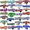 Los parches de lentejuelas con temática de equipo de la Liga de Fútbol Americano NFL son adecuados para la decoración DIY de ropa y bolsos.