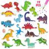 Pegatinas de pintura de diamantes para niños DIY, pegatinas creativas 5D, pegatinas de dinosaurio para refrigerador, pegatinas de taladro puntual, fabricantes al por mayor