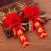 Broche de Ramillete de Boda, Ramillete Artificial de Novio y Novia, Completo Juego de Suministros de Boda para Padrinos, Damas de Honor, VIP