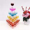 1:12 Muebles para Casa de Muñecas Miniatura Copa de Vino Tinto Cóctel Micro Cocina Escena de Bar Adornos