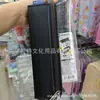 Estuche de lona de doble capa Kokuyo de Japón Color claro Galleta Gran capacidad Estudiante Caja de almacenamiento de papelería de doble capa