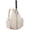 Bolsa de tenis personalizada acolchado de diamantes bandolera hombro dos vías bolsa para raquetas procesamiento de muestras OEM/ODM suministro exclusivo transfronterizo