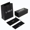 Set de Funda para Gafas con Tapa abatible, Caja Simple Retro de Cuero Hecha a mano, Caja de Almacenamiento de Piel de Vaca Vieja para Gafas de Prescripción y Gafas de Sol, Personalizable con Lg