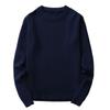 2023 Outono e Inverno Novo Suéter Jovem e de Meia-Idade Moda Em Torno Do Pescoço Casual Manga Comprida Coreano Moda Slim Fit Camisa Base Masculina