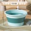 Balde para banho de pés dobrável, isolamento espesso para uso doméstico sobre a panturrilha, novo banho para pés portátil, cuidados de saúde, massagem para os pés, bacia
