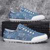 Zapatos sin cordones para hombre 2025 Verano Nueva Moda Zapatos de Forrest Gump Calados Transpirables Suaves Elásticos Ultraligeros Casuales Zapatos para Conducir