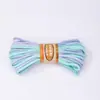 Hilo de Algodón Hilado en Anillo de Color Degradado de 3 mm, Accesorios para Cuentas, Cuerda para Tejer DIY Hecha a Mano, Cuerda de Nudo Chino, Venta al por Mayor del Fabricante