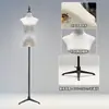 Tienda de Ropa Accesorios de Modelo Ropa de Mujer Maniquí de Medio Cuerpo para Escaparate Perchero Muñeca Falsa Maniquí de Vestido de Novia Soporte de Exhibición