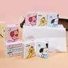 Lenços de Papel Estampados em Desenho Animado para Estudantes e Crianças, Guardanapos Molháveis, Pequenas Bolsas Coloridas Portáteis, Fofos