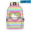 Mochila Nueva para Gato Transfronteriza 3D Gran Capacidad Mochila Totalmente Estampada Gato Hello Kitty