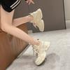 Zapatos Chunky para Mujer 2026 Nuevos de Primavera Plataforma Suela Gruesa que Aumentan la Altura Zapatillas Casuales Zapatos Blancos