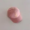 Gorras Ins Coreanas para Niños Primavera y Otoño Letra Gorras de Béisbol para Niñas Visera Elegante Protección Solar Gorras de Béisbol para Niños Modernas