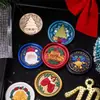 Nova Série de Natal Selo de Cera Cabeça de Cobre, Embalagem de Presente de Feriado Envelope Cartão de Saudação Metal Latão Cabeça de Carimbo de Selo de Cera
