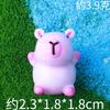 Capivara Animal Fofo Micro Paisagem Capivara Decoração de Mesa Acessórios para Carro Acessórios de Resina DIY Pequenos Enfeites