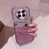 Adecuado para Huawei Mate60Pro Funda para Teléfono Móvil de Oso Diagonal con Brillo Electrochapado P60 Dibujos Animados Nova11 Cubierta Protectora Anticaídas