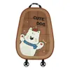 Bonito cojín para asiento de coche de cachorro, felpa de otoño e invierno, cálido, antideslizante, funda de asiento, cojín creativo de dibujos animados para asiento de coche