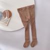Amo Beibei Ambb Medias de Algodón con Rayas Pit para Niñas Otoño Niños Bebé Bolsa Pie Pie Calcetines Base