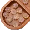 10 cuentas de cristal de girasol degradado hechas a mano accesorios DIY cadena para teléfono móvil con cuentas hechas a mano pendientes colgante cuentas sueltas venta al por mayor