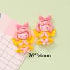 Asas de anjo barroco menina diy creme cola capa de telefone sapato fivela hairpin resina jóias acessórios atacado