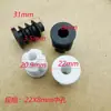 Tapón de Agujero para Tubo Tapón de Carcasa sin Dientes Tapón de Agujero Tapón de Tubo de Plástico