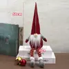 Adornos Navideños Transfronterizos Muñeco Caricatura sin Rostro Figura de Reno de Piernas Suaves Decoración de Ventana