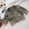 Chaqueta de Otoño Nueva para Niño Top Versátil Ropa para Niños Cárdigan de Manga Larga Suave para Bebé Niña