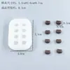 Molde Pequeno para Beliscar o Nariz Mini Desenho Animado Silicone Feito à Mão Partículas de Cera Filme de Argila Grau Alimentício Resistente a Altas Temperaturas