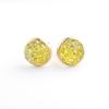 Aretes Gymnus de 10 mm acero inoxidable chapado en oro real racimo de cristal mineral aretes Gymnus AliExpress Amazon