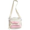 Bolso Cruzado Pequeño Fresco Dulce de Color Contrastante para Mujer Bolso de Hombro Nuevo de Primavera para Estudiante Bolso Cuadrado Pequeño Personalizado con Orejas de Gato para Teléfono Móvil