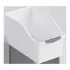 Cesta de Almacenamiento Inclinada Cocina Caja de Almacenamiento para Condimentos de Gran Capacidad Gabinete Doméstico Caja de Almacenamiento Gruesa para Artículos Varios Bocadillos