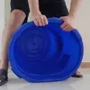 Cubo de plástico grande y grueso con tapa, cubo redondo 100L/120L, cubo de almacenamiento de agua de grado alimenticio, cubo blanco grande, cubo de basura de plástico