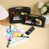 Novo Marcador Acrílico Caixa Preta Ponta Macia Secagem Rápida Cor Opaca Papel Crianças DIY Arte Graffiti Pintura Caneta Colorida