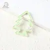 Gota de Aceite Luminosa Agujero para Colgar Árbol de Navidad Hebilla de Resorte Forma Especial Accesorios para Joyería DIY Hebilla para Colgar Llavero Cadena para Teléfono Móvil Colgante para Bolsa